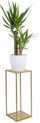STOJAN NA KVETINÁČ FRAME1 60X24X24 CM ZLATÁ