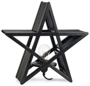 Čierna vianočná svetelná dekorácia Bamboo – Markslöjd