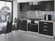 Kuchynská linka Belini 120 cm eben kráľovský s pracovnou doskou Saturno  TOR SATURNO/2/WT/HK/0/P