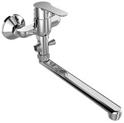 Mereo Mereo, Nástenná batéria do byt. jadra, Zuna, s plochým ramienkom 300 mm, bez príslušenstva, MER-CB602A04Z