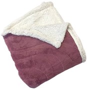 Deka luxury baranková z mikroplyšu staroružová 150x200cm TiaHome