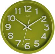 Nástenné hodiny JVD HX2413.4 zelené 30 cm s plynulým chodom