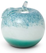SKLENENÁ DEKORAČNÁ SOŠKA DAGI (04) 13X12X12 CM TYRKYSOVÁ