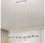 ONLI - Závesný luster na lankách KIMBERLY 8xG9/6W/230V lesklý chróm