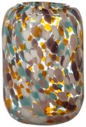 Sklenená ručne vyrobená váza (výška 18 cm) Vidia – Bloomingville