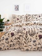 Francúzske obliečky mikroplyš Exclusive – Herbár béžové