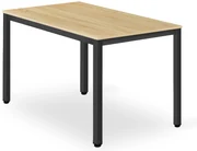 Dekorstudio Jedálenský stôl TESSA 120cm x 60cm - dub/čierne nohy