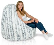 Sedací vak BAG Sako Design Music Veľkosť: XXL