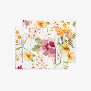 Goldea prestieranie na stôl teflónové - kvety ibišteka - sada 2ks 30 x 40 cm