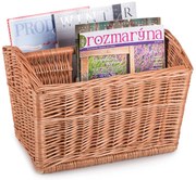 Kôš na časopisy prútený Times I.š. 41 x hl. 29 x v. 24/26(cm)