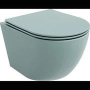 Mexen Lena WC misa Rimless s pomaly padajúcim sedátkom, duroplast, Zelená bledomatná - 30224048