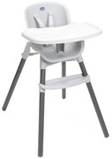 Chicco - Detská jedálenská stolička ZEST 3v1 biela/sivá 87170.77