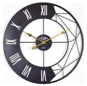 Nástenné hodiny 1xAA pr. 60 cm čierna