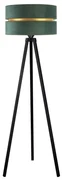 Duolla - Stojacia lampa DUO 1xE27/60W/230V pr. 44 cm zelená/wenge DU83556SC