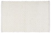 Biela textilná kúpeľňová predložka 50x80 cm Ecoli – Wenko