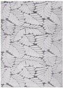 Koberec MOYO 21 LEAVES strieborný