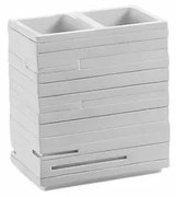 GEDY QU9802 Quadrotto držiak kefiek na postavenie, biela