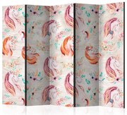 Artgeist Paraván - Pastel Unicorns II [Room Dividers]