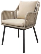 Záhradná stolička YF-8557C béžová