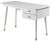 Písací stôl z masívu a MDF Billy borovica 125cm