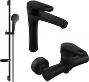 Mexen Kama DS05 sprchová súprava, čierna - 72514DS05-70