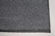 Lano, Kusový koberec Supersoft s bordurou 850 tm. šedý, 60x100, šedá, spálňa