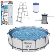 Rámový bazén s filtráciou a rebríkom, 366x100cm | Bestway