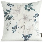 DEKORAČNÁ OBLIEČKA NA VANKÚŠ LEN52 45X45 CM KVETY