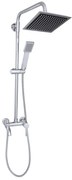 Gamma Roy, nástenná sprchová-vaňová súprava s pákovou batériou, chrómová, GMA-BRYZN-CH