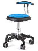 Mobilná pracovná stolička STAR, V 300-380 mm, modrá