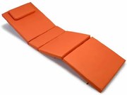 Divero 322 Polstrovanie na lehátko - oranžová