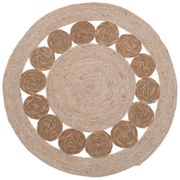 Koberec Ivana, (fi) 80 cm, béžová/hnedá