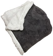 Deka luxury baranková z mikroplyšu tmavo sivá 150x200cm TiaHome