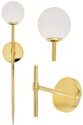 Toolight - Moderné nástenné svietidlo 52cm APP578-1W 1xG9, zlatá, OSW-08757