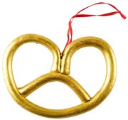 DECOLED Pretzel, 15 x 11 cm, zlatý