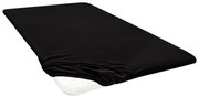 Biberna Napínacia plachta na vrchný matrac (čierna, 180 – 200 x 200 cm)  (100227070)