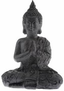 Záhradná dekorácia Budha, antracit, magnézium, 38 x 15 x 26 cm