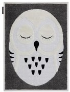 Koberec JOY Owl sivý / krém