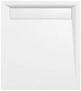 Polysan Polysan, VARESA sprchová vanička z liateho mramoru so záklopom, obdĺžnik 90x80x4cm, 71606