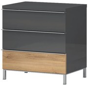 Nočný stolík Onyx ns3/on pacific walnut/antracit