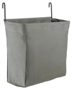 Sivý látkový komponent - úložný box 24x9 cm Mural – Metaltex