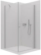 Cerano Antelo, 1-krídlový sprchovací kút 100(dvere) x 90(stena) x 190 cm, 6mm číre sklo, chrómový profil,