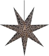 Markslöjd 704877 - Vianočná dekorácia KARLA 1xE14/25W/230V čierna 75 cm