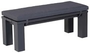 Záhradná hliníková lavička RUBY antracitová