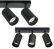 Toolight Toolight, stropné svietidlo 3xGU10 APP1243-3C, čierna matná, OSW-40098