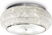 Stropné svietidlo Ideal Lux Pasha PL10 chróm E14 10x40W 550mm