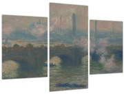 Obraz - Claude Monet, Waterloo Bridge, Gray Day, reprodukcia (90x60 cm)