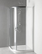 Gelco Gelco, AKCE štvrťkruhová sprchová zástena 900x900x1900mm, číre sklo, AG4290