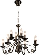 Luster na reťazi DONATO 8xE14/40W/230V