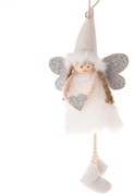 Textilná vianočná ozdoba 10 cm Angel – Dakls